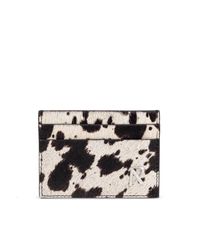 Represent Black Animal Print Card Holder for men