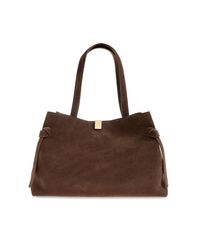 Yuzefi Brown Shopper Bag 'Gyoza'