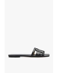 Jimmy Choo Black 'laran' Slides