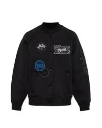 AllSaints Black 'Nico' Bomber Jacket