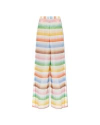 Missoni White Wide-Leg Trousers