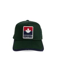 DSquared² Green Baseball Cap for men