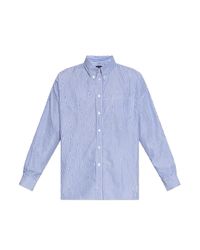 Willy Chavarria Blue 'Veterano' Shirt for men