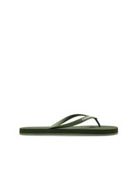 DSquared² Green Slides With Logo for men