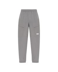 EA7 Gray Loose-Fit Trousers for men