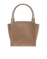 Victoria Beckham Brown Leather 'Shopper' Bag