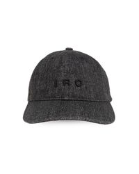 IRO Black Baseball Cap