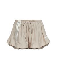 Y-3 Natural Shorts With Logo