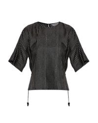 Max Mara Black Silk Top "Nordica"
