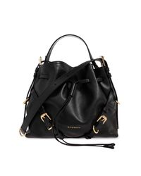 Givenchy Black 'Voyou Small' Bucket Shoulder Bag
