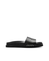 J.W. Anderson Black Leather Slides