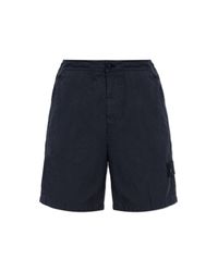 Stone Island Multicolor Shorts With Logo Patch for men
