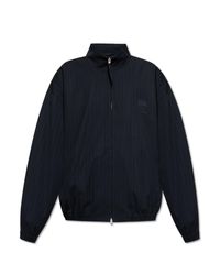 Acne Blue Lightweight Pinstripe Jacket for men