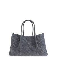 Bottega Veneta Blue Reversible Bag "Pinacoteca Large"