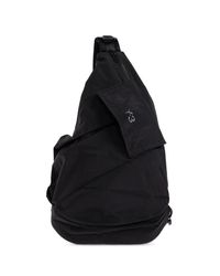 Y-3 Black 'Utility Sling' Backpack