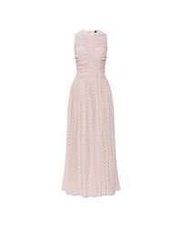 ROTATE BIRGER CHRISTENSEN Pink Draped Dress