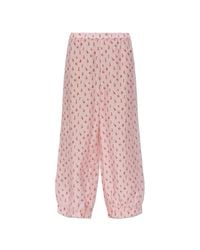 American Vintage Pink Patterned Trousers