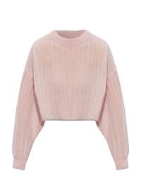 Balmain Pink Wool Sweater