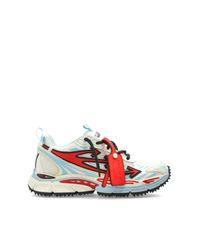 Off-White c/o Virgil Abloh Red Sports Shoes 'Ow Be Right Back Mesh'