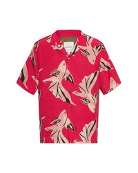 Paul Smith Pink Printed Shirt for men
