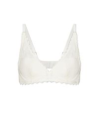 Emporio Armani White Lace Bra