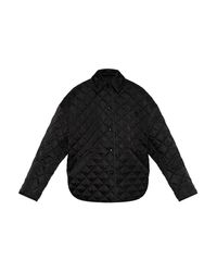 Totême Black Quilted "Oversize" Jacket With Lining