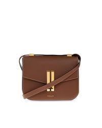 DeMellier London Brown Leather Bag 'Vancouver Small'