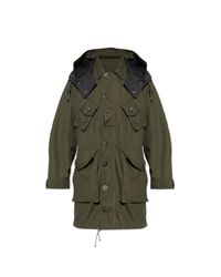 Maison Margiela Green Parka With A Detachable Hood for men
