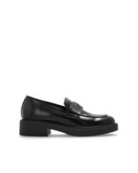 Furla Black "New Legacy" Loafers Shoes
