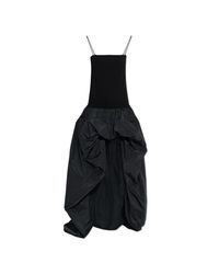 Stella McCartney Black Asymmetrical Cut Dress