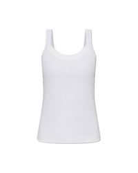 By Malene Birger White Top “Frillio”