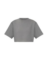 Balenciaga Gray Short Oversized Top