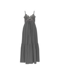 Chloé Gray Strap Dress