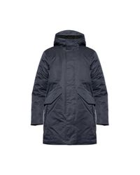 Save The Duck Blue Insulated Parka "Raymond" for men