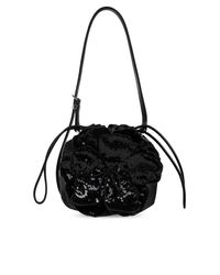 ROTATE BIRGER CHRISTENSEN Black Bag With Applique