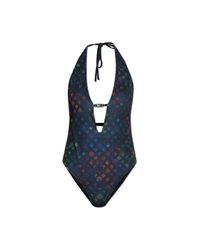 Casablanca Blue One-Piece Swimsuit