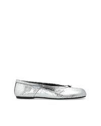 Maison Margiela White Tabi Toe Ballet Flats