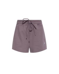 Adidas By Stella McCartney Purple Shorts With Logo