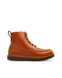 Birkenstock Brown "Birmingham Moc" Leather Shoes for men