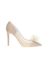 Jimmy Choo Multicolor 'estelle' Appliqued Pumps