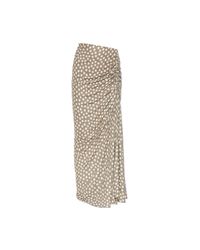 Alaïa White Polka Dot Skirt