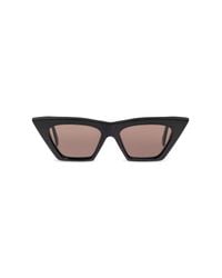 Phoebe Philo Black "Peak" Sunglasses