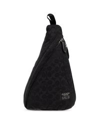 COACH Black One-Shoulder Backpack for men