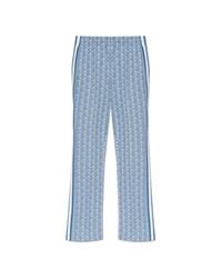 Lacoste Blue Flared Leg Trousers