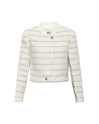 Self-Portrait White 'Boxy' Jacket