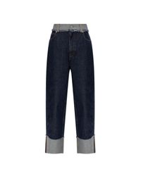 Marni Blue Wide-Leg Jeans