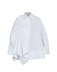 Givenchy White Shirt With A Bow On The Shoulder