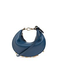 Fendi Blue Graphy Mini Handbag