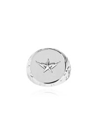 A Bathing Ape Metallic Ring for men