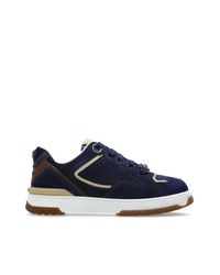 Versace Blue "Biggie Basket" Sports Shoes for men